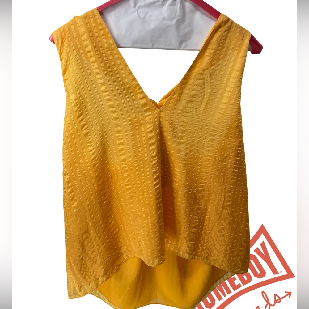 Frame Denim Golden Sleeveless Blouse